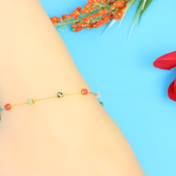 Elegant Handmade Anklet – Perfect for Women & Girls | Ideal Gift Option, DYC157 - Picture 2 of 10